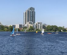 On the west reservoir