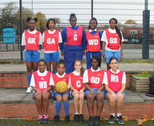 Y8 netball team